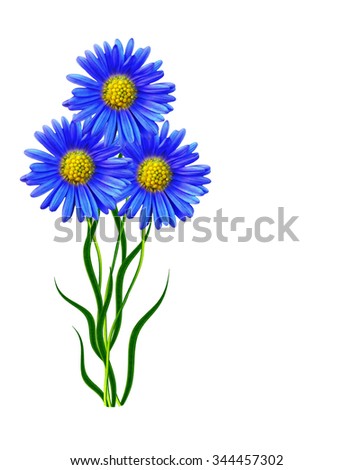 Similar – Image, Stock Photo An isolated blue flower in the green grass