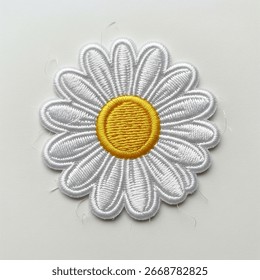 
Daisy Flower Patch on a gray background