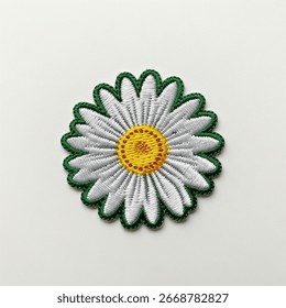 
Daisy Flower Patch on a gray background