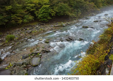 Daiya River In Nikko National Park 