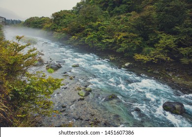 Daiya River In Nikko National Park 