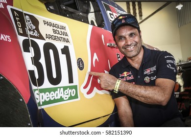 Dakar Rally 2017 In Paraguay, Argentina, Bolivia. 2/14 January 2017. Nasser Al Attiyah, Toyota.