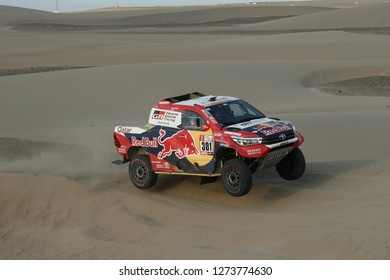 Dakar Rally 2018. Peru, Bolivia, Argentina. From Lima To Cordoba. 6/20 Jenuary 2018. Nasser Al Attiyah, Toyota.