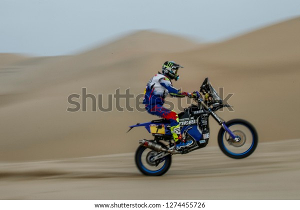 Dakar\
Rally 2018. Peru, Bolivia, Argentina. From Lima to Cordoba. 6/20\
Jenuary 2018. Franco Caimi, Argentina,\
Yamaha.