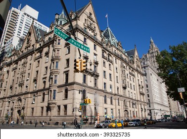 Dakota Apartments / in New York City, United States, NEW YORK - OCTOBER 15, 2013: a cooperative apartment building located on the northwest corner of 72nd Street and Central Park West 