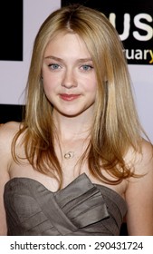 Dakota Fanning At The Los Angeles Premiere Of 'Push' Held At The Mann Village Theater In Westwood On January 29, 2009. 