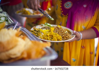 Dal Bhat. Traditional Nepalese Food