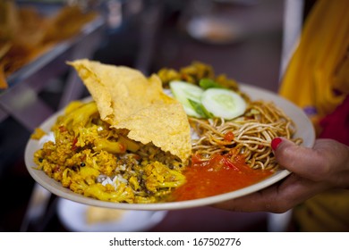 Dal Bhat. Traditional Nepalese Food