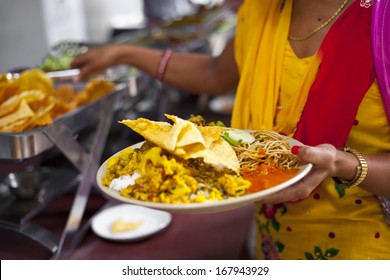 Dal Bhat. Traditional Nepalese Food