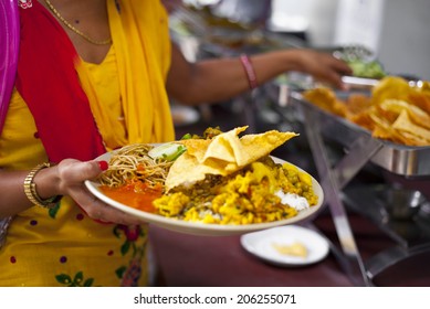 Dal Bhat. Traditional Nepalese Food