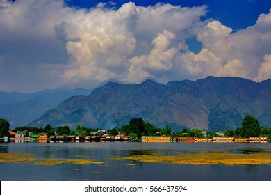 Dal Lake in Srinagar, Kashmir, India