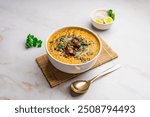 Dal Tadka is one of the most popular lentil dish served in Indian restaurants. Basically, dal tadka is cooked lentils which are tempered with oil or ghee fried spices and herbs