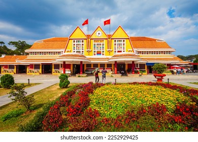 Dalat railway station in Da Lat city in Vietnam