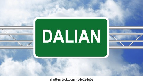 Dalian Road Sign