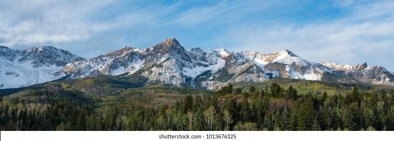 Dallas Divide Range With First Snow, San Juan Mountains, Colorado