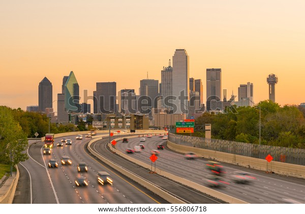 Dallas downtown
skyline at twilight, Texas
USA