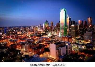 Dallas Downtown Sunset