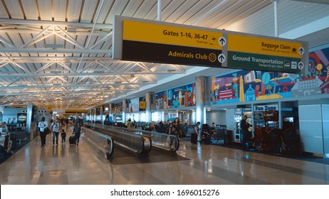 Dallas Fort Worth Airport - DALLAS, USA - APRIL 23, 2017