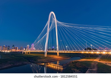 Dallas At Night Bridge City Escape  