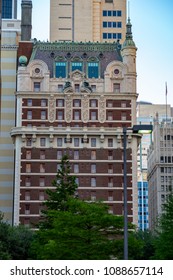 Dallas, Texas - May 7, 2018: The Adolphus Hotel