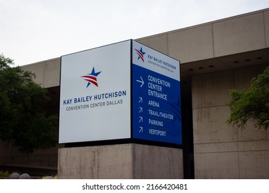 Dallas, Texas USA - June 4 2022: Kay Bailey Hutchison Convention Center Dallas