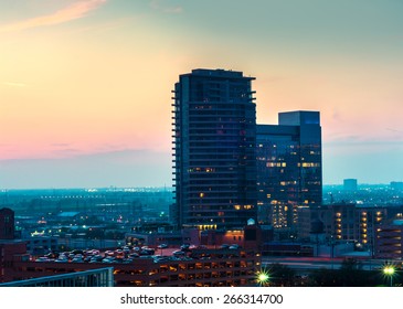 Dallas, Texas West End At Dusk