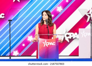 Dallas, TX - August 6, 2022: Republican Candidate For Governor Of Michigan Tudor Dixon Speaks During CPAC Texas 2022 Conference At Hilton Anatole