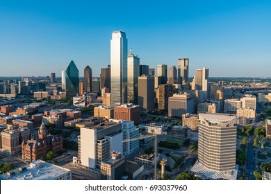 Dallas Texas Cityscape Blue Sky Sunset Stock Photo 635413172 | Shutterstock