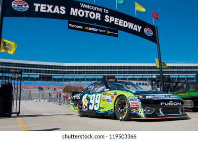 DALLAS, TX - NOVEMBER 02: Carl Edwards At The Nascar Sprint Cup Qualifying At Texas Motorspeedway In Dallas, TX On November 02, 2012