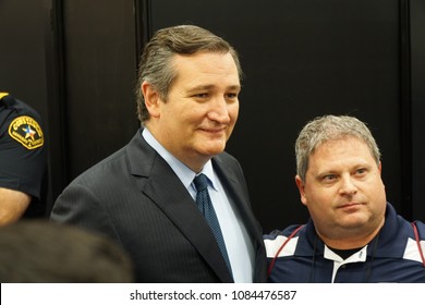 Dallas, TX \ USA – 5/4/2018: Senator Ted Cruz Of Texas Meets And Greets Visitors At The NRA 147th Annual Meeting Held At The Kay Bailey Hutchison Convention Center.