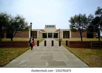 Dallas, TX / USA - March 28 2019: George Bush Presidential Library At SMU In Dallas Texas