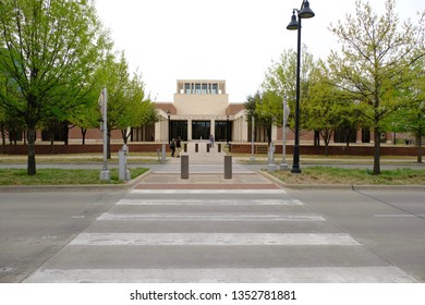 Dallas, TX / USA - March 28 2019: George Bush Presidential Library At SMU In Dallas Texas