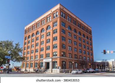 Dallas, TX/USA - Circa February 2016: Sixth Floor Museum At Dealey Plaza Where Kennedy Was Shot