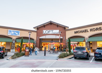 Dallas, USA, Sep 17, 2017,  Allen Premium Outlets, A Dallas Forth Worth's Premier Outlet Shopping Destination, In Taxas