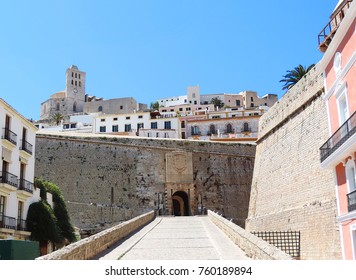 Dalt Vila, Ibiza Town Entrance With City Wall