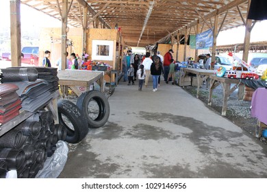 Dalton, GA USA 2/17/2018. Nice Day At The Flea Market