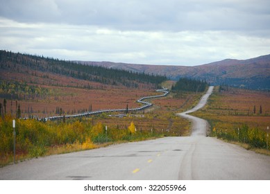 Dalton Highway In Alaska