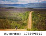 Dalton Highway The James Dalton Highway is 414 miles of gravel road. It travels from Good to Elliott, passing through the Arctic tundra and as far north as Alaska. A 360-mile long route was built here