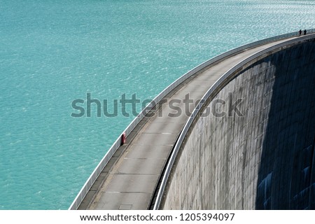 Dam in the austrian alps, Austria, Europe