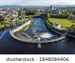 Dam in Galway city, Ireland