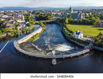 Dam In Galway City, Ireland