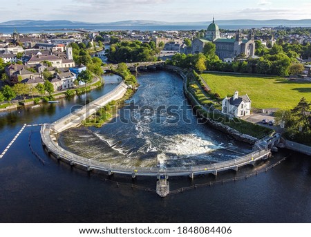 Dam in Galway city, Ireland