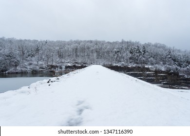 The Dam At The Lackawanna State Park.