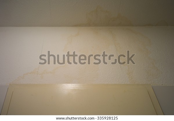 Damage Caused By Moisture On Ceiling Stock Photo Edit Now 335928125