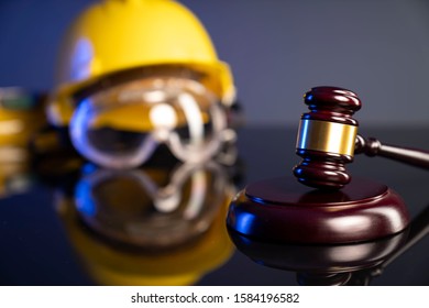 Damage compensation concept. Labor and construction law.