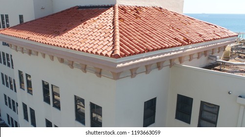 The Damage On The Roof By Hail Storm