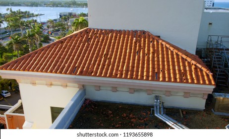 The Damage Roof Caused By Hail Storm