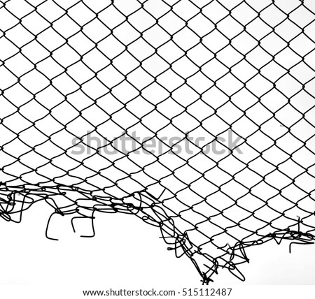 damage wire mesh