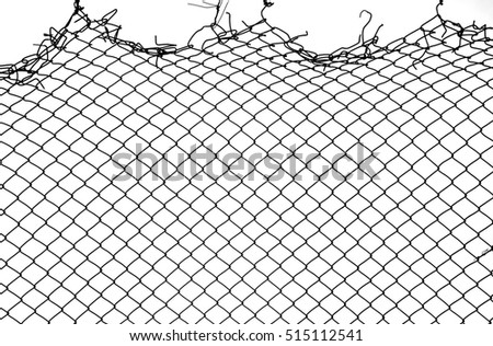 damage wire mesh