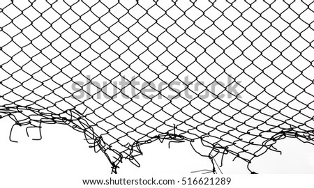damage wire mesh